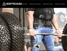 Tablet Screenshot of bodytechusa.com